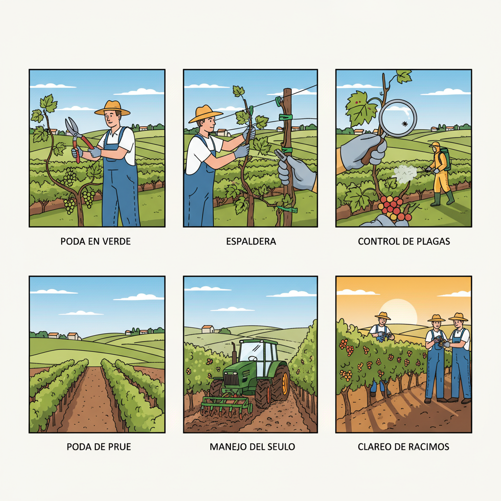 5 Trabajos Clave en las Viñas de la Ribera del Duero Esta Primavera
