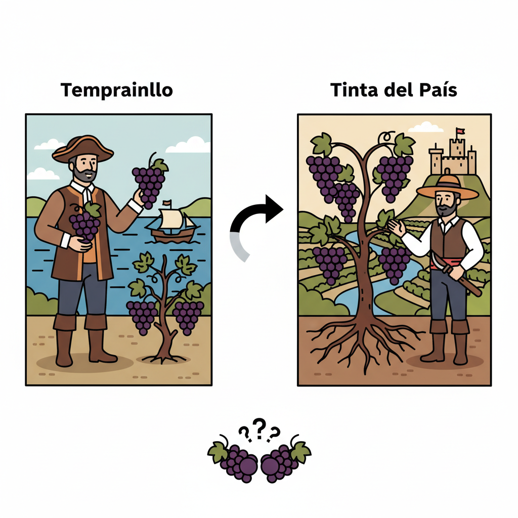 Tempranillo vs. Tinta del País: La Curiosa Batalla de Nombres en la Ribera