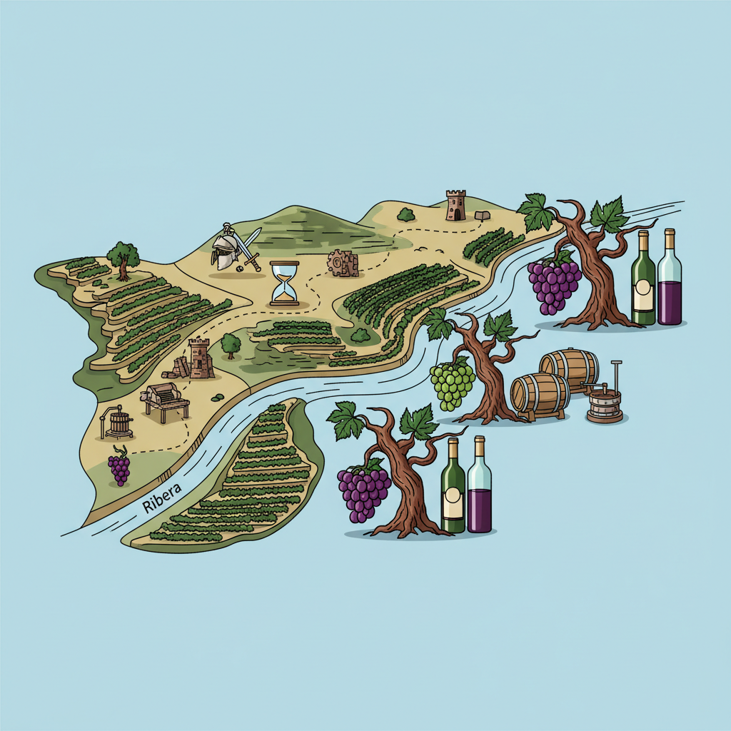Vides que Vieron la Guerra: El Mapa de las Cepas Centenarias de la Ribera