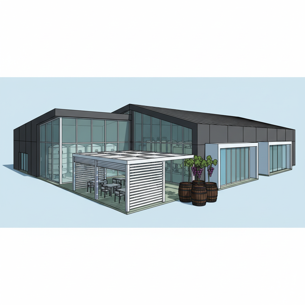 Innovación en aluminio: Pérgolas y cerramientos para enoturismo y bodegas modernas